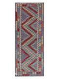 Tepa-yi Tilayi, Maimana Kilim Runner - 196 × 77 cm (6'5" x 2'6")