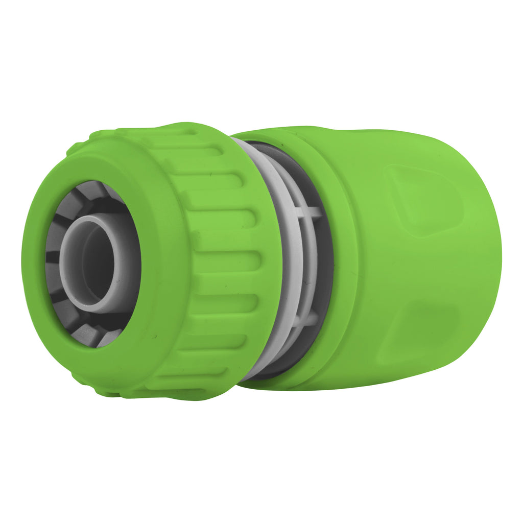 1/2" Female Hose Connector, Green & Grey