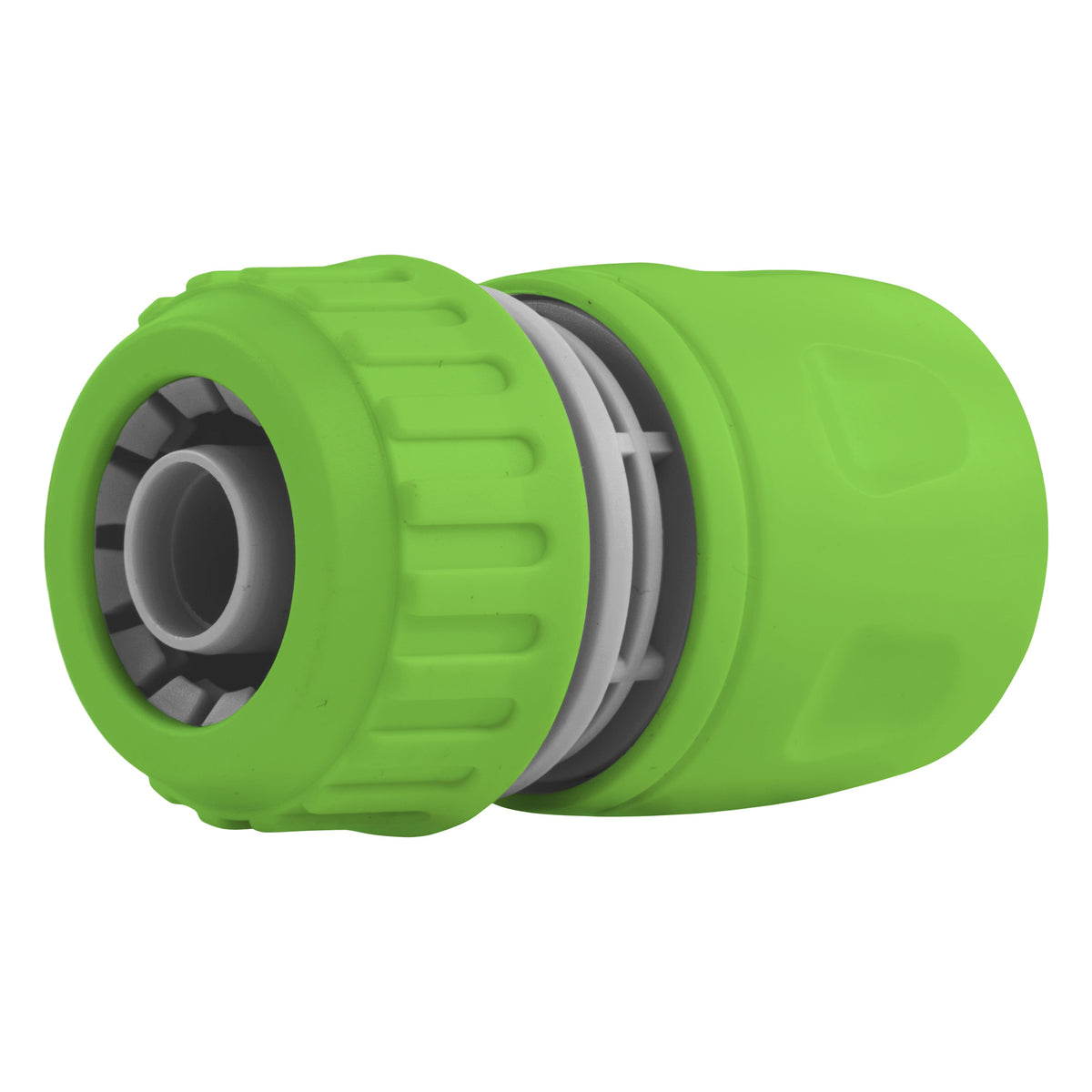 1/2" Female Hose Connector, Green & Grey