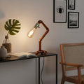 Industrial Pipe Table Lamp with Dual Switch